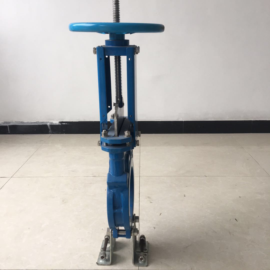 手動無凹槽刀型閘閥7