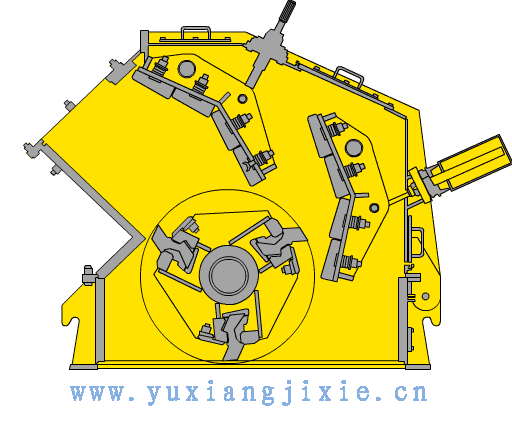 破碎機(jī)廠家反擊式破碎機(jī)工作原理