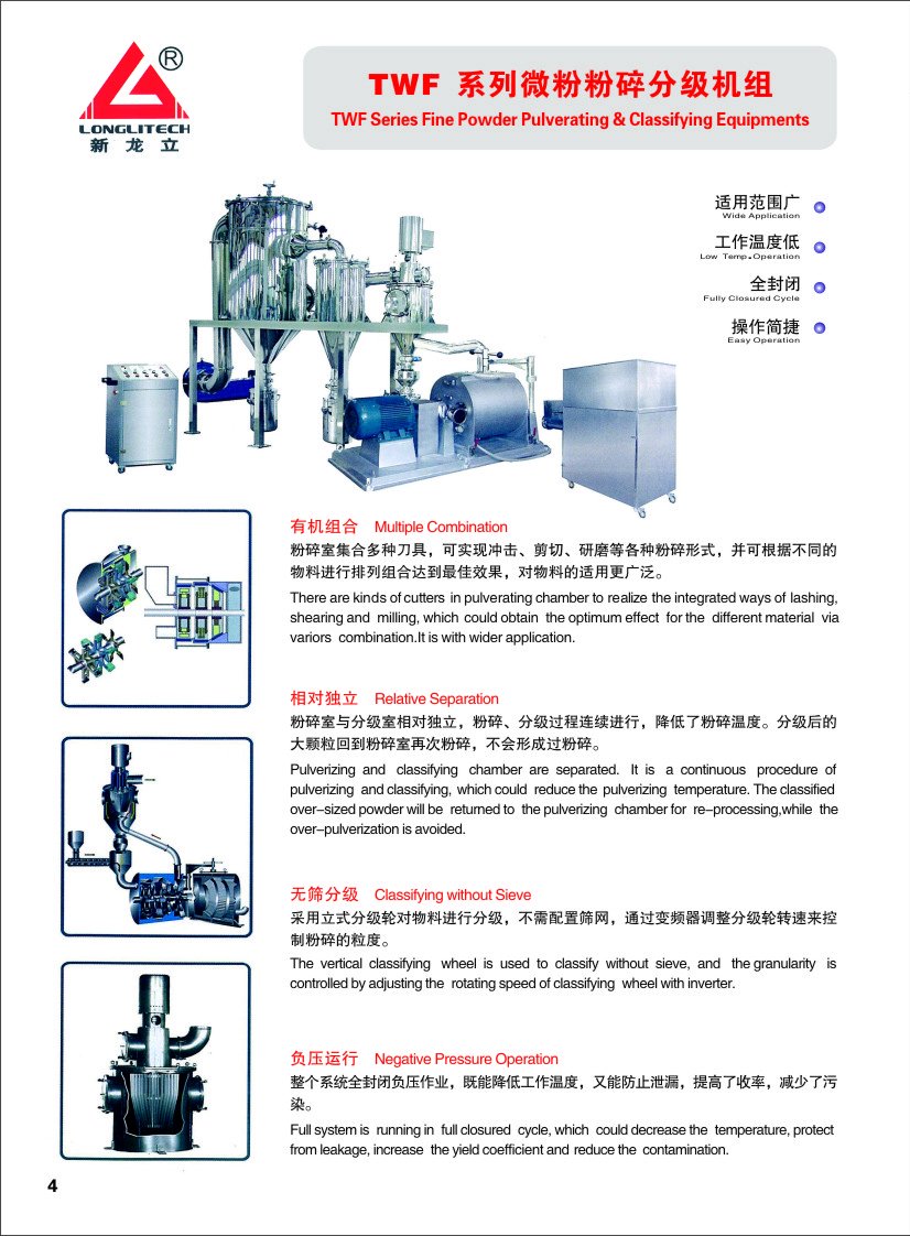 TWF微粉粉碎分級機(jī)介紹